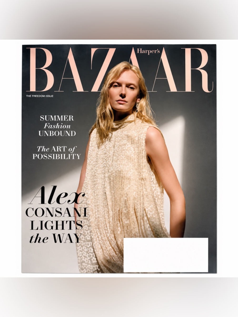 Harper’s Bazaar June July August 2026 Alex Consani Freedom Issue Magazine